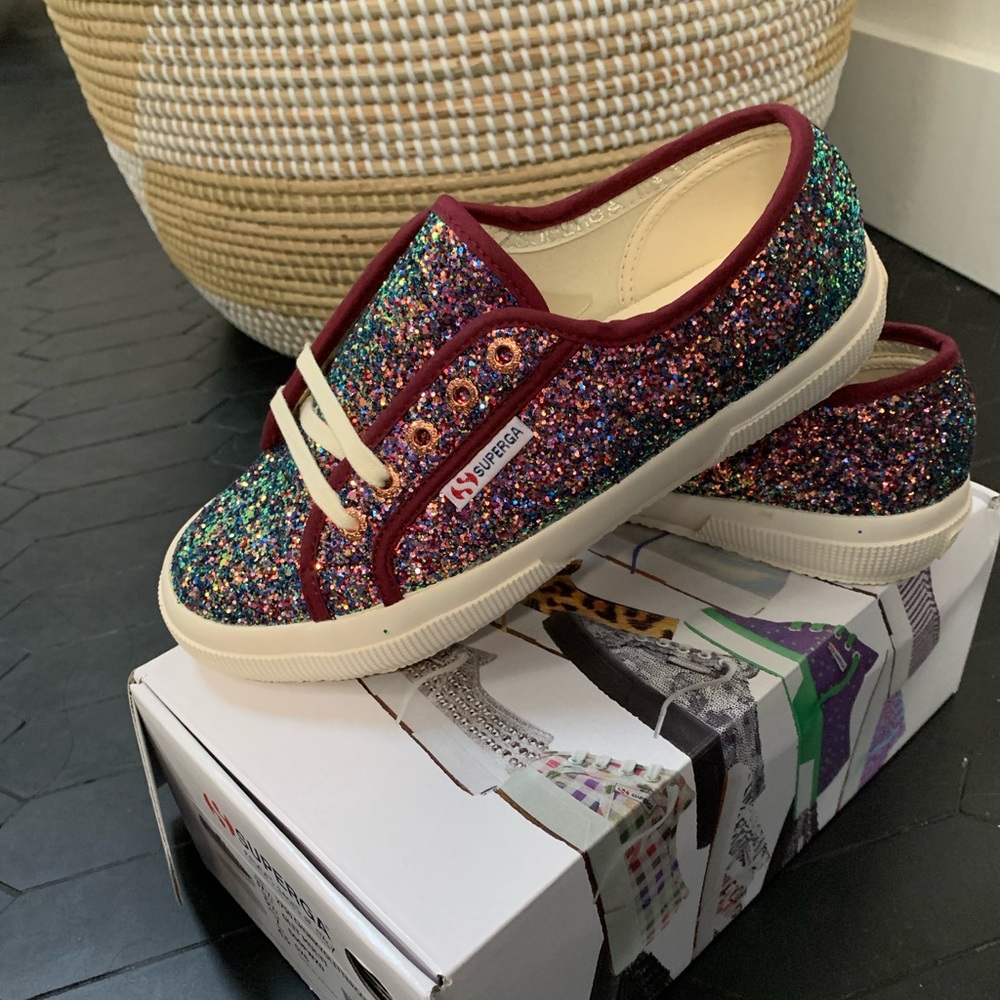 Superga chunky glitter 2750